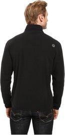 Marmot Rangeley 1/2-Zip Mens Fleece Pullover (Large, Black)