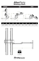 RockyMounts AfterParty Swing-Away 2 Bike Platform Hitch Rack for 2" Receivers