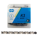 KMC CHAIN KMC 1/2x1/8 K1 WIDE 1s SL/SL 112L