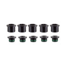 SRAM CHAINRING BOLT SET TV 5-ARM DBL ALY BK