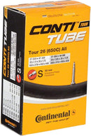 Continental 26" Bicycle Tube, 1.25"/1.75" 42mm Presta Valve , Black