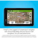 Garmin Tread Powersport Off-Road Navigator with Mobile App Integration - Black