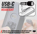 CATEYE - AMPP USB-C Rechargeable Bike Headlight (AMPP2200)