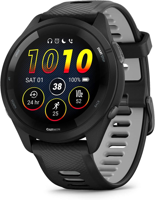 Garmin Forerunner 265 Running Smartwatch, Colorful AMOLED Display, Training Metrics and Recovery Insights