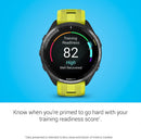 Garmin Forerunner® 965 Running Smartwatch, Colorful AMOLED Display, Training Metrics and Recovery Insights, Black and Powder Gray