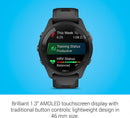 Garmin Forerunner 265 Running Smartwatch, Colorful AMOLED Display, Training Metrics and Recovery Insights