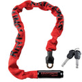 Kryptonite Keeper 785 Bike Chain Lock, 2.8 Feet Long Heavy Duty Anti-Theft Bicycle Chain Lock with Keys for Bike, Motorcycle, Scooter, Bicycle, Door, Gate, Fence