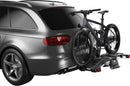 Thule EasyFold XT 2 Hitch Bike Rack - E-Bike Compatible - Fits 2" and 1, 1/4" receivers - Tool-Free Installation - Fully Foldable - Easy Trunk Access - Fully Locking - 130lb Load Capacity