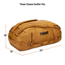 Thule Chasm Duffel bag, Weather-resistant materials, Easy packing, Converts to backpack, Internal pockets, Travel-ready