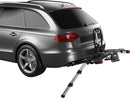 Thule EasyFold XT 2 Hitch Bike Rack - E-Bike Compatible - Fits 2" and 1, 1/4" receivers - Tool-Free Installation - Fully Foldable - Easy Trunk Access - Fully Locking - 130lb Load Capacity