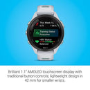 Garmin Forerunner 265 Running Smartwatch, Colorful AMOLED Display, Training Metrics and Recovery Insights