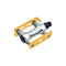 All-City track pedel Standard Track Pedals gold, Gold/Silver