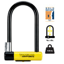 Kryptonite New York Standard Bike U-Lock, Heavy Duty Anti-Theft, 16mm Shackle with Mounting Bracket and Keys, Ultimate Security for Bicycles E-Bikes and Scooters.