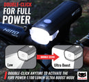 CATEYE - AMPP USB-C Rechargeable Bike Headlight (AMPP2200)