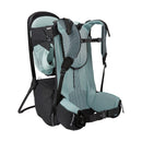 Thule Sapling Child Carrier Backpack - Machine Washable Seat - Self-Standing Frame - Adjustable Padded Straps for Parents - Ergonomic seat with Under-Leg Support for Child - UPF 50 Sunshade,Black