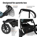 Thule Urban Glide 3 Single Child All-Terrain Stroller, Lightweight, Air-Filled Tires & Suspension, Integrated Hand Brake