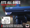 CATEYE - AMPP USB-C Rechargeable Bike Headlight (AMPP2200)