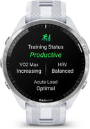 Garmin Forerunner® 965 Running Smartwatch, Colorful AMOLED Display, Training Metrics and Recovery Insights, Black and Powder Gray