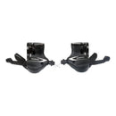 Shimano Acera M360 Durable and Lightweight Shift Levers Set - Black, 3x8 Speed