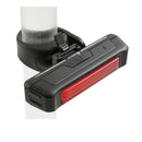 Origin8 USB Rechargeable Battery Powered Durable Rear Light Bar, Black, 35 Lumen