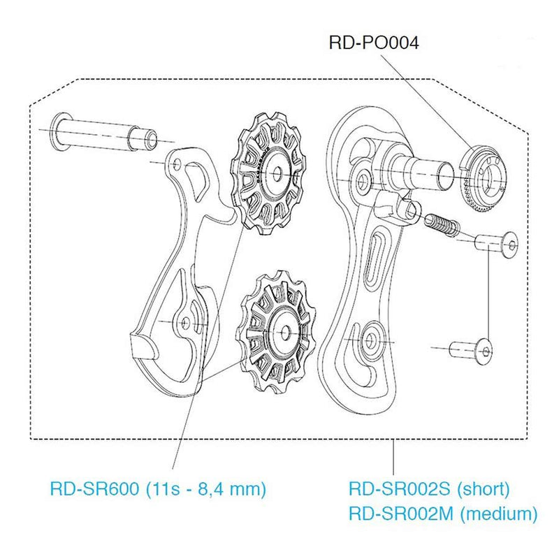 Campagnolo Rear derailleur cages