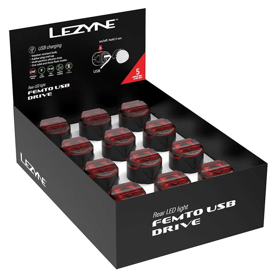 Lezyne Femto USB Drive Box Set HLC-620844-01