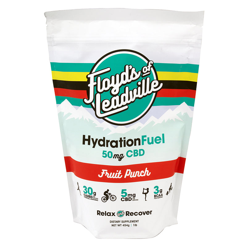 FLOYDS OF LEADVILLE FOOD FLOYDS OF LV HYDRATION MIX CBD ISO (THC FREE) FRUIT PUNCH 1LB BAG 250MG