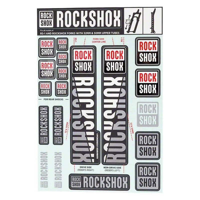 RockShox 35mm Decal Kit - MY18