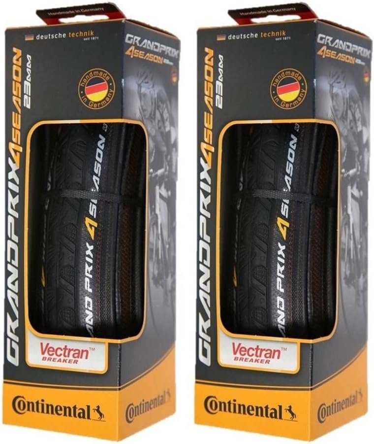 Continental Grand Prix 4-Season Folding Clincher Tires, Set of 2 Tires