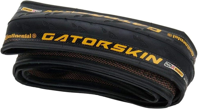 Continental Gatorskin Bike Tire - DuraSkin Puncture & Sidewall Protection, Road Bike Replacement Tire (23c, 25c, 28c, 32c)